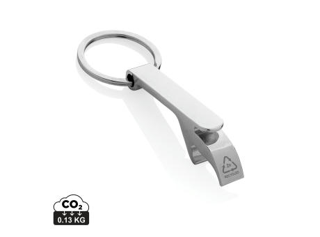 Product image Flaschenöffner & Schlüsselband aus RCS rec. Zinklegierung Werbeartikel