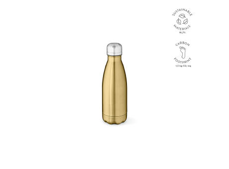 Mississippi 450P Trinkflasche recy.Edelstahl, 430 ml. Glänzend Werbeartikel