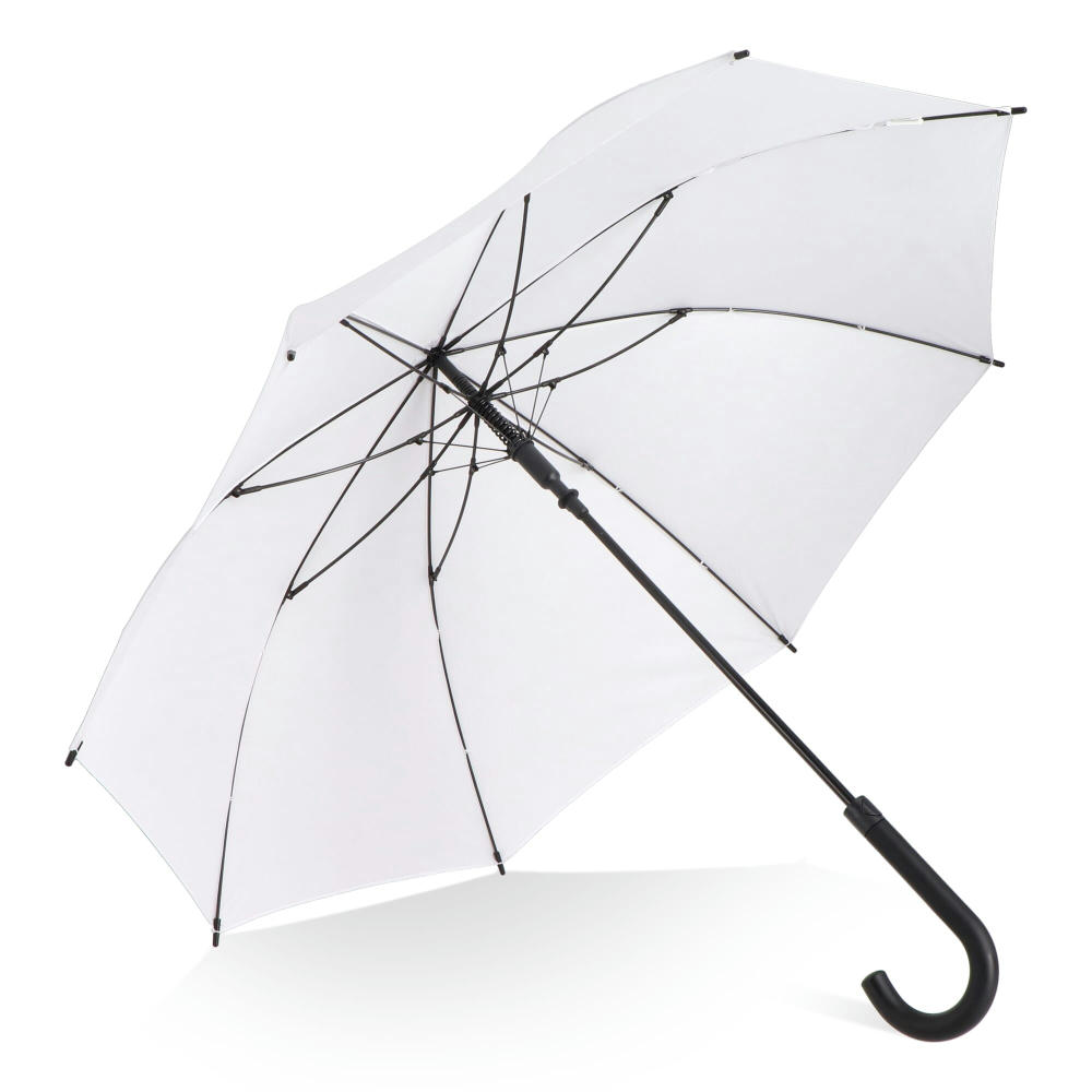 Verdure 190T Pongee 23" windproof Hakenschirm Auto open Werbeartikel