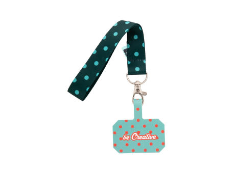 Individuelles RPET Handyhalter-Handgelenkschlaufe SuboFob Mobile RPET Werbeartikel