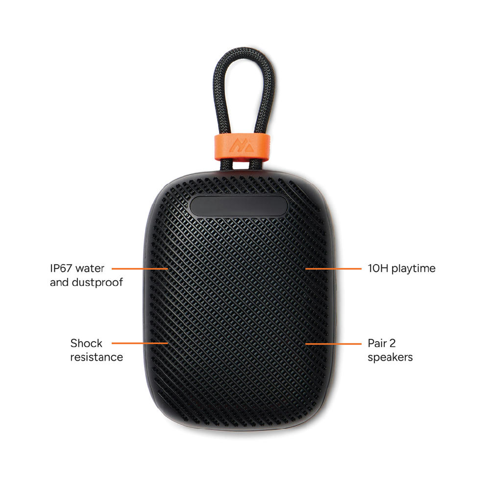 Nordic Drift Titan IP67 wasser-& staubgeschützter 5W-Speaker Werbeartikel