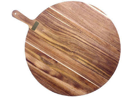Product image Rundes XXL Schneidebrett aus Akazie 'Shokki' Werbeartikel