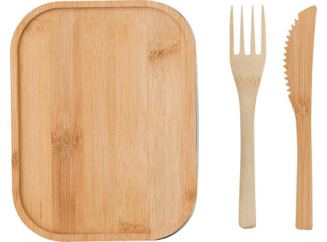 Brotdose aus Edelstahl Esme Werbeartikel