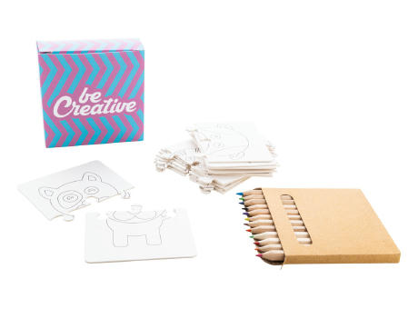 Product image Individuelles Ausmalpuzzle Colozzy Werbeartikel