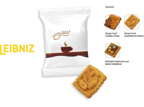 Product image Leibniz Kekse Knusper Snack & Kunterbunt Flowpack, 1 Stück, Inhalt: Leibniz Kunterbunt Flowpack Werbeartikel