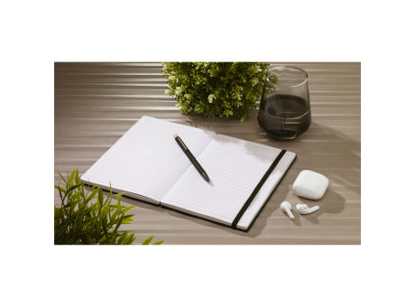 Bamboo Journal Naked Spine Notebook Black A5 bedrucken