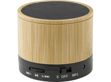 Wireless-Lautsprecher aus Bambus Rosalinda Werbeartikel