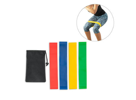 Product image BURPEE. Set elastischer Sportbänder mit Vliesstoffbeutel Werbeartikel