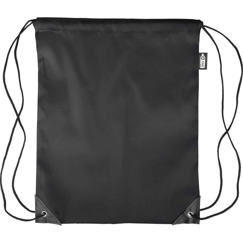 Product image rPET 210D Polyester Rucksack mit Kordelzug Calix Werbeartikel