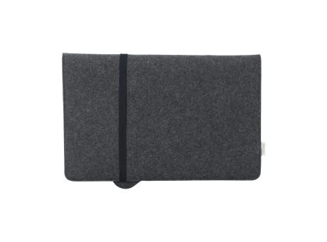 Recycled Felt & Apple Leather Laptop Sleeve 15/16" Werbeartikel