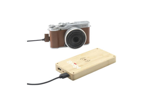 Solar Powerbank 8000+ Wireless Charger Ladegerät Werbeartikel