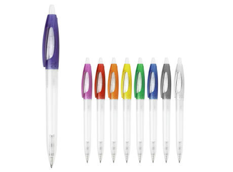 Kugelschreiber Bio-S! Clear Transparent bedrucken