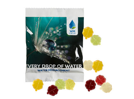 Product image Fruchtgummi STANDARD 20 g, VEGAN im kompostierbaren Tütchen Werbeartikel