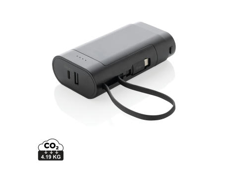 Product image CycleCell 10.000mah Powerbank mit herausnehmbarer Batterie bedrucken