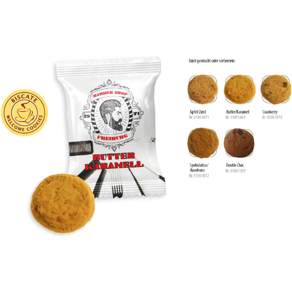 Product image Coffee Cookies Flowpack, 1 Stück, Inhalt: Coffee Cookies Butter, Karamell Werbeartikel