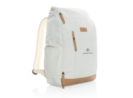 Impact AWARE™ 16 oz. r recyceltem canvas 15" Laptop-Rucksack bedrucken