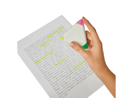 MARK IT 2.0 - Dreieckiger Textmarker Werbeartikel
