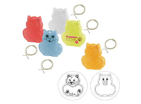 Sicherheits-Reflektor "Katze" Werbeartikel