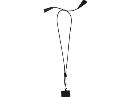 Product image Funi 5 in 1 Lanyard Kabel aus recyceltem Kunststoff für Smartphones mit integrierter Datensynchronisierung und 100 W Schnellladefunktion Werbeartikel