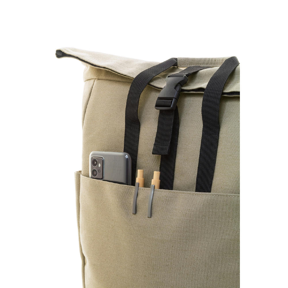 Recycelten Canvas Rucksack Rebyss Roll Werbeartikel