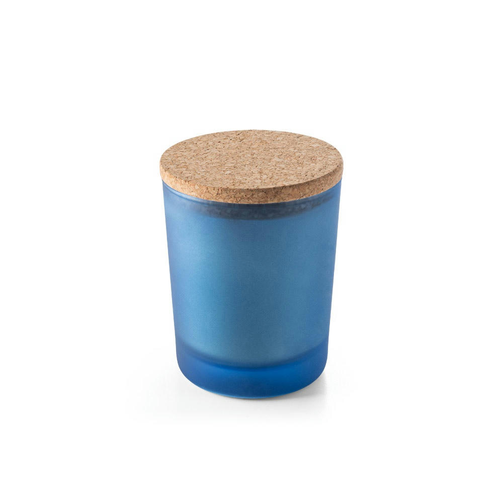 Product image DUVAL. Aromatische Kerze in Glasbecher mit cork 180 g Werbeartikel