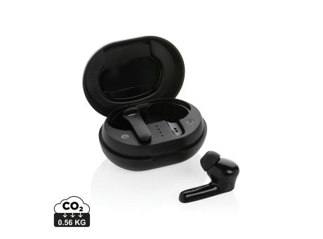 Product image TWS Ohrhörer aus RCS Standard recyceltem Kunststoff Werbeartikel