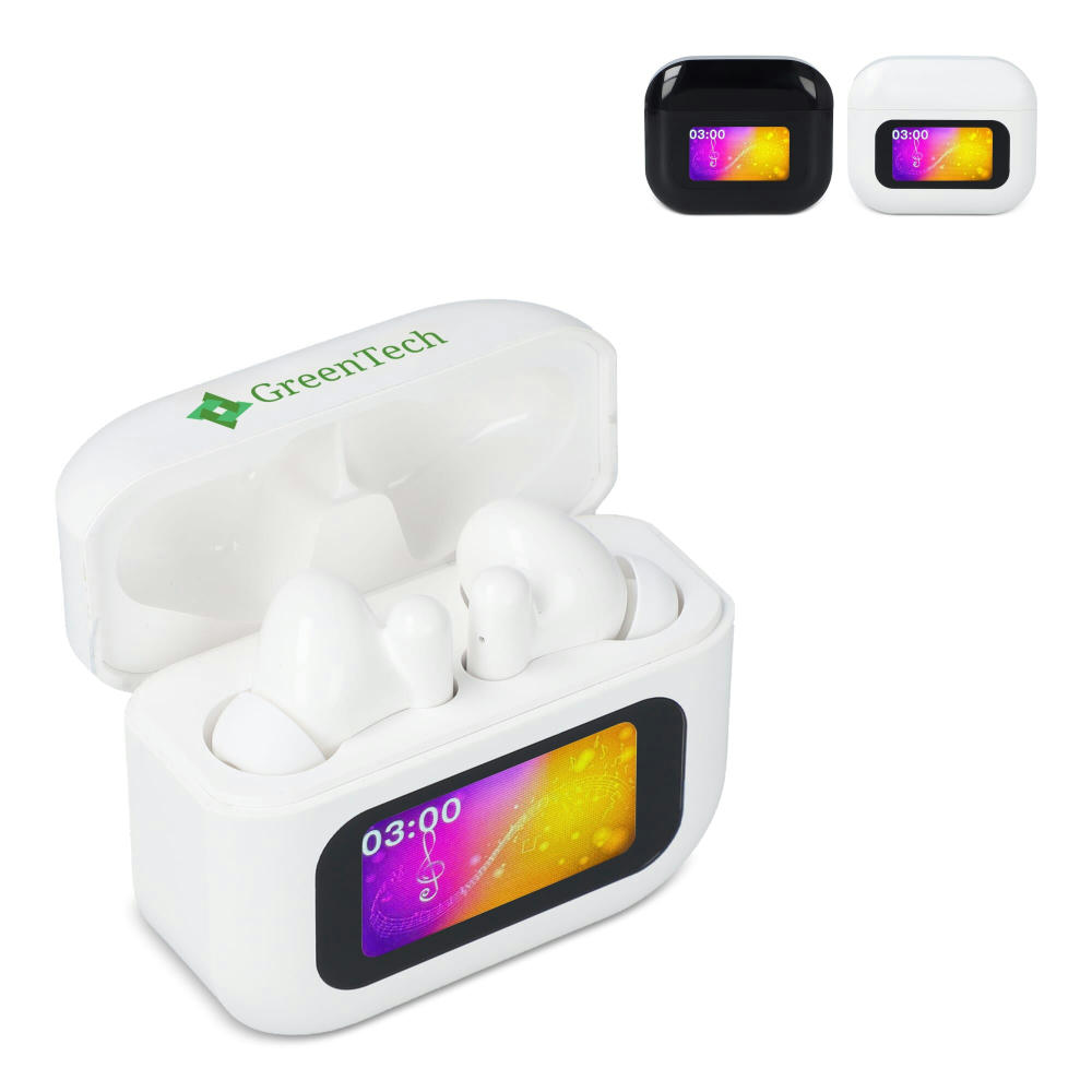 Product image Kabellose ANC-Earbuds mit LCD-Touchscreen-Steuerung Werbeartikel