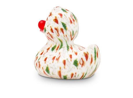 Werbeente Tanja Tannenbaum mit rotem Schnabel, ca. 8 cm Werbeartikel