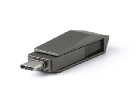 USB-Stick aus verzinkter Oberfläche Dorian bedrucken