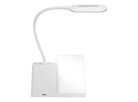 LIGHT & CHARGE - Schreibtisch-Lampe mit Ladestation Werbeartikel