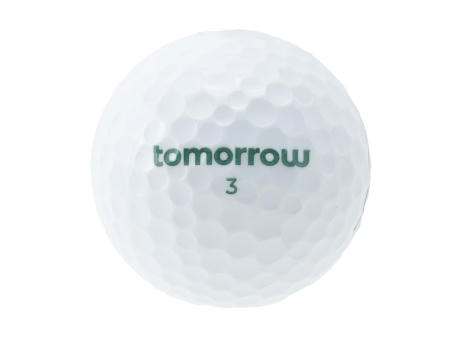 tomorrow golf Single Pack Recycled Golf Balls Werbeartikel