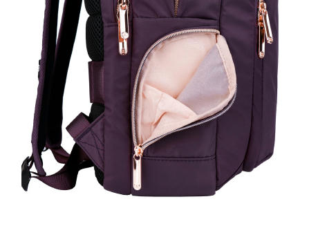 SwissDigital Design KATY ROSE Purple Backpack | Massage bedrucken