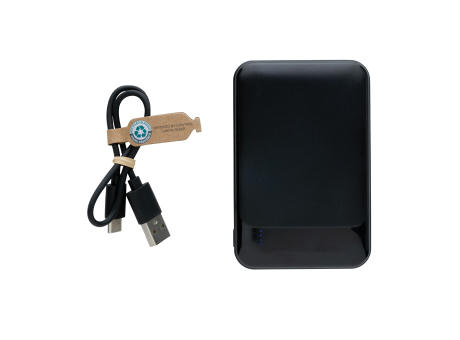 5.000mAh Powerbank aus RCS recyceltem Kunststoff bedrucken