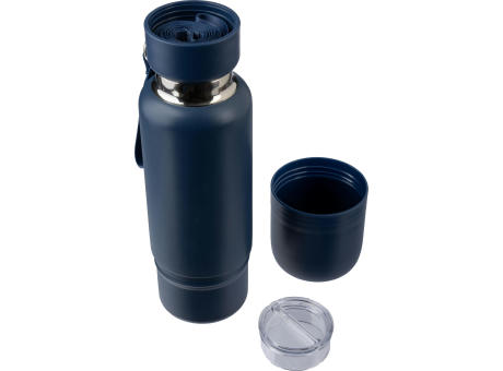 Doppelwandige Flasche aus Edelstahl (500 ml) Lieselotte Werbeartikel