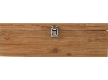 Product image Weinset und Geschenkbox aus Bambus Gareth Werbeartikel
