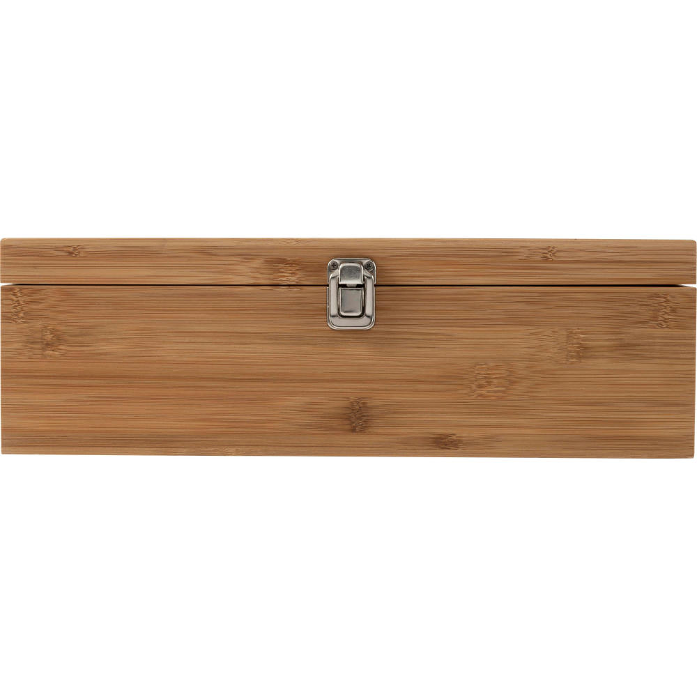 Product image Weinset und Geschenkbox aus Bambus Gareth Werbeartikel