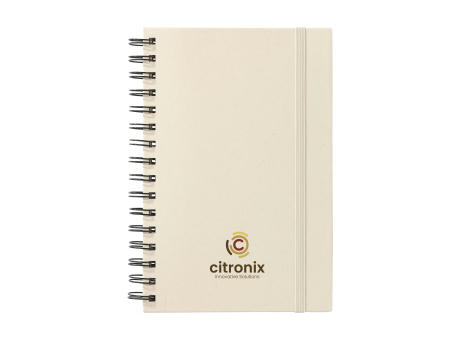 Sugarcane Bagasse Spiral Notebook A5 Notizbuch bedrucken
