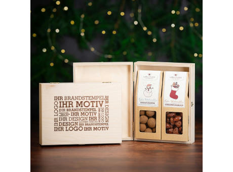 Product image 2 Weihnachts-Snacks in der Birkenholzbox Werbeartikel