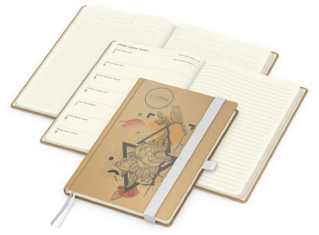 Wochenplaner Match-Hybrid Creme Bestseller Werbeartikel