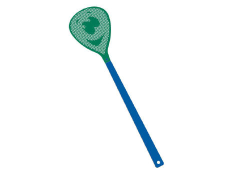 Griff blau, Klatsche grün