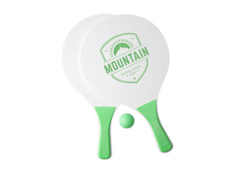 BeachTennis Strandspiel Werbeartikel