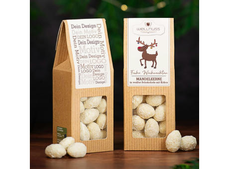 Product image Weihnachts Edition - Kokosmandeln in der Faltschachtel Werbeartikel