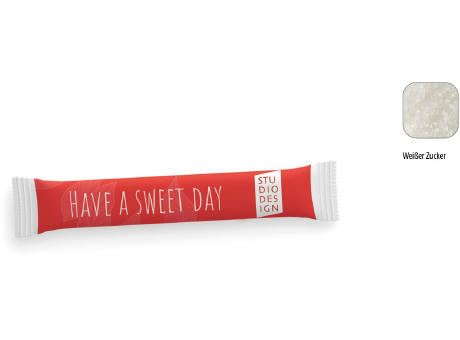 Zucker Stick King Size,   3,6 g, Inhalt: Zucker weiß Werbeartikel