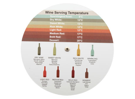 Weinempfehlungsscheibe Vinomate Werbeartikel