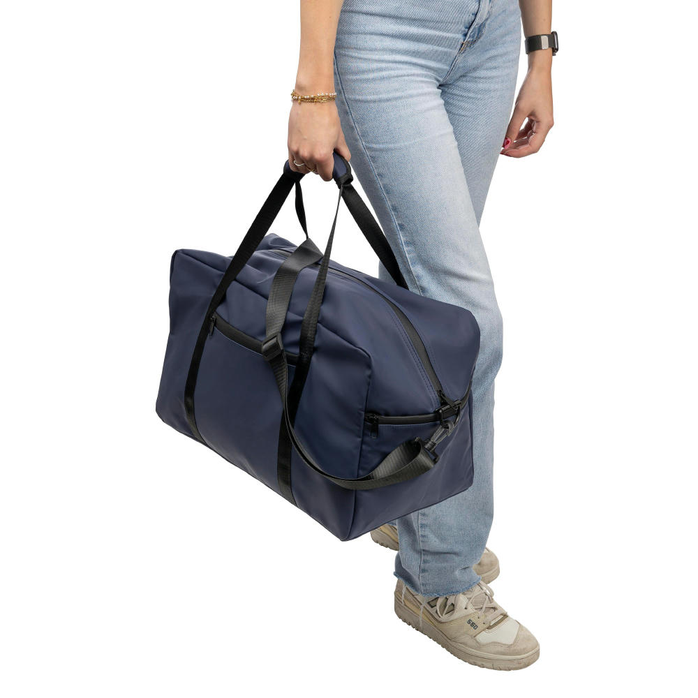 Recycelte PU-Reisetasche Mirae Werbeartikel