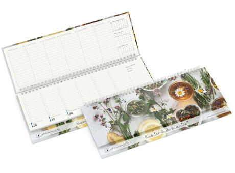 Tisch-Querkalender Compact Recycling Werbeartikel