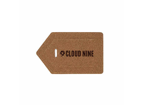 Eco Luggage Tag Cork Werbeartikel