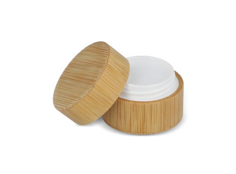 Lipbalm rund Bambus bedrucken