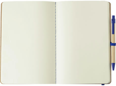 Notizbuch aus recyceltem Karton (A5) Theodore Werbeartikel