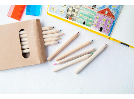 Buntstifteset (12-tlg.) Lea bedrucken